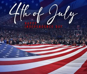 1776年的今天通过《独立宣言》🇺🇸NBA官方：独立日快乐