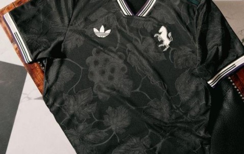 尤文发布新款二客球衣：黑色+深绿色设计，图案灵感源自葡萄